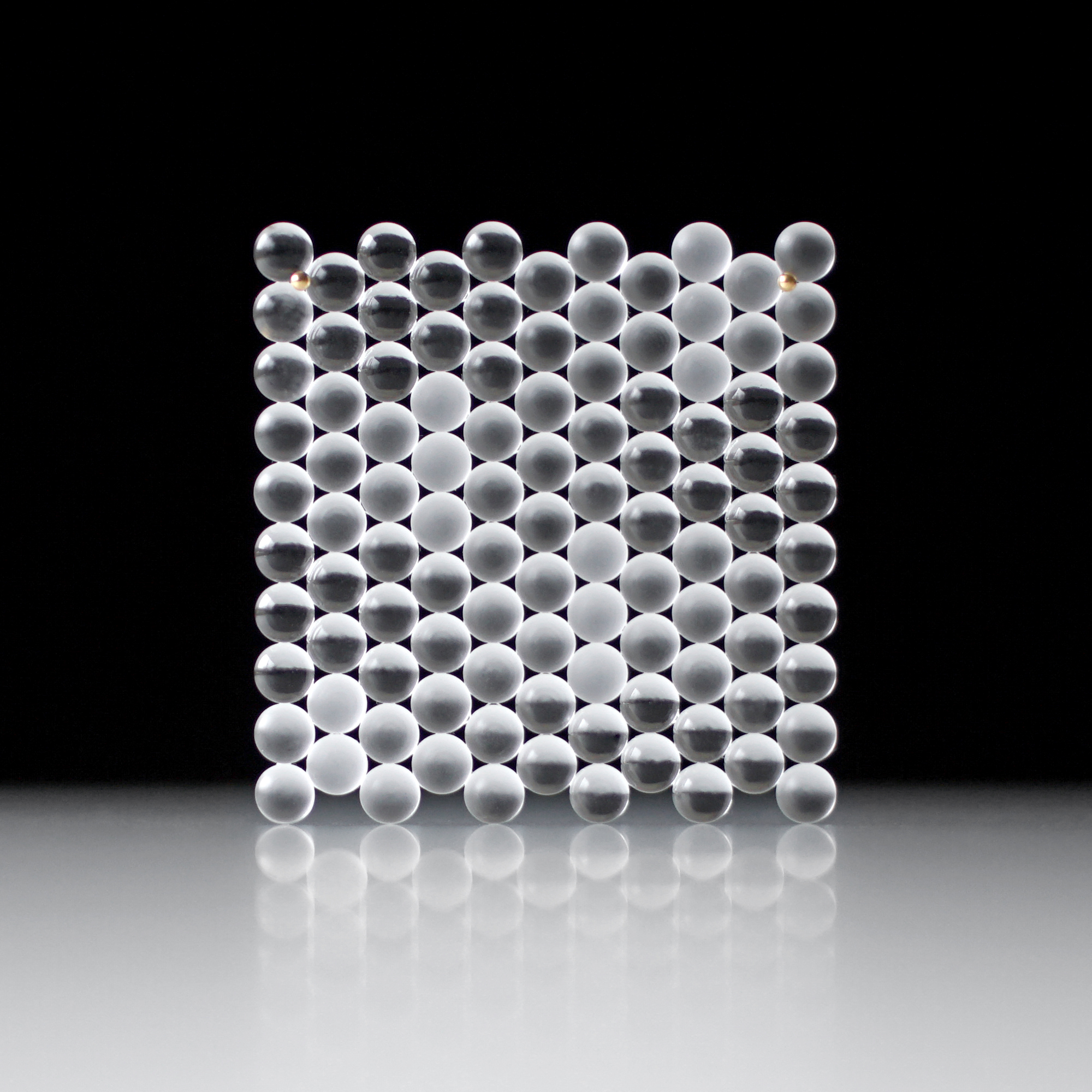 glass jewelry brooch